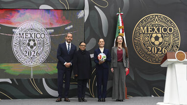 Presidenta Claudia Sheinbaum Pardo presenta la Copa Mundial FIFA 2026