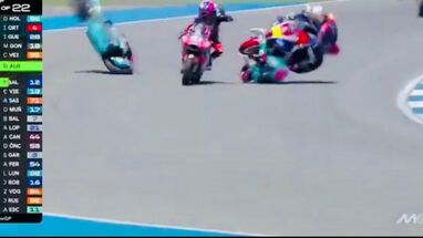 David Alonso abandonó el GP de Tailandi
