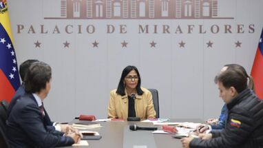 Delcy Rodríguez, presidenta encargada de Venezuela