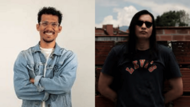 Los fotógrafos colombianos Ferley A. Ospina y Ever Andrés Mercado Puentes