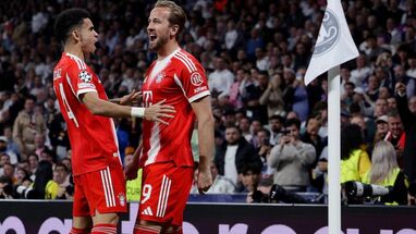 Luis Diaz en el triunfo 1-2 del Bayern Múnich sobre el Real Madrid