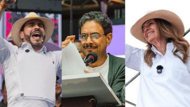 Abelado de la Espriella, Ivan Cepeda y Paloma Valencia mayo 202026