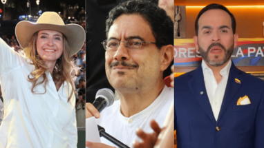 Paloma Valencia, Iván Cepeda y Abelardo de la Espriella