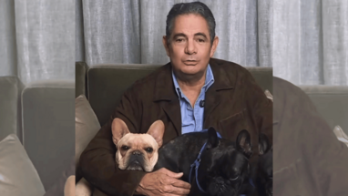 Germán Vargas Lleras y sus perritos