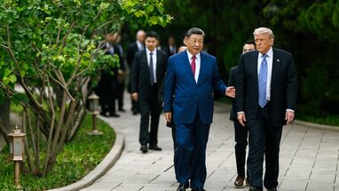 Donald Trump y Xi Jinping 26