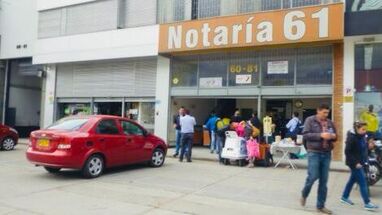Fachada de Notaría