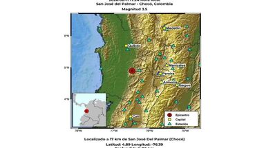 Nuevo temblor en San José del Palmar, Chocó