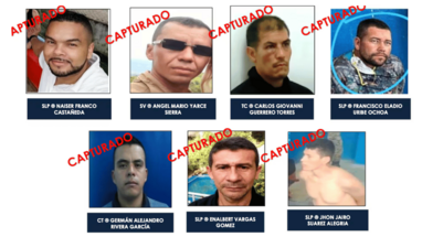 Trasladan a EE. UU. a 17 colombianos señalados