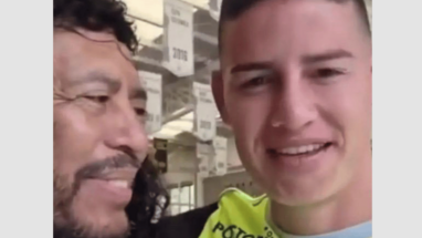 higuita con james rodriguez