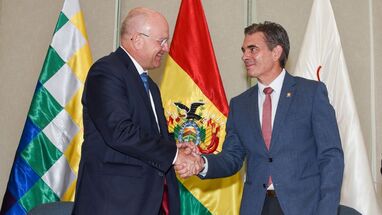 Bo Mathiasen y Rodrigo Paz