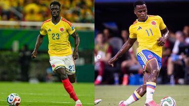 Davinson Sánchez y Jhon Arias