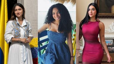 Laura Sarabia, Juliana Guerrero y Gabriela Muñoz