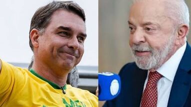 Flávio Bolsonaro y Luiz Inácio