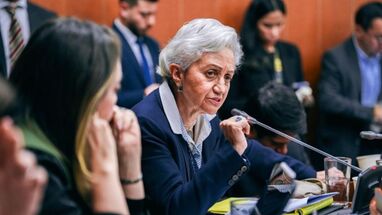 Ilva Myriam Hoyos, ministra de Educación en Comisión Séptima del Senado de la República