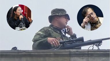 Uniformados en techo del Capitolio que Jennifer Pedraza vinculó con intimidación eran del esquema de seguridad de Petro