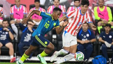 Colombia cayó 1-0 ante Paraguay