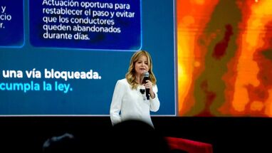 Elsa Noguera, ministra de Transporte en Colfecar