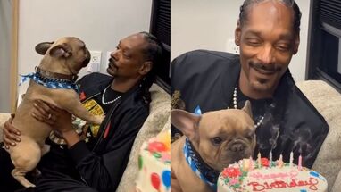 Snoop Dogg celebró los 13 años de su perro