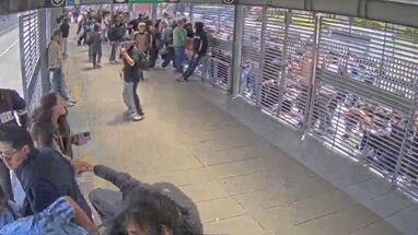Avalancha de colados en TransMilenio