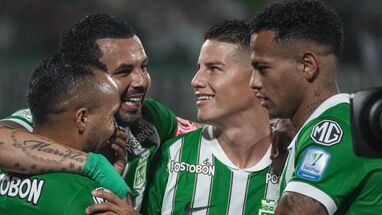 Atlético Nacional venció 2-1 al Medellín en el clásico paisa y llegó a 32 puntos en la Liga BetPlay
