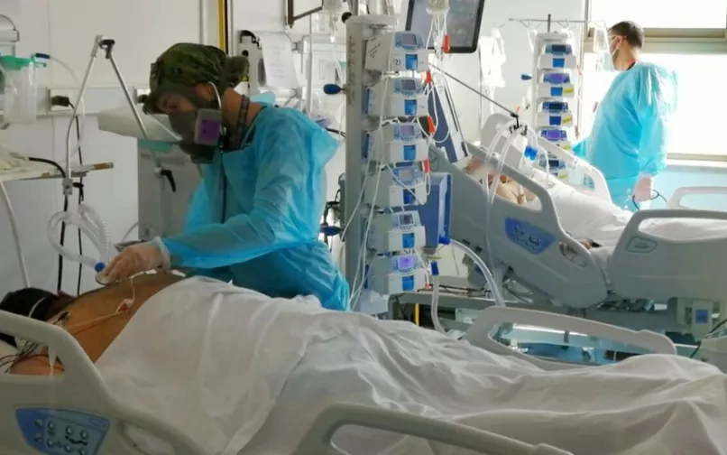 Pacientes en hospital 