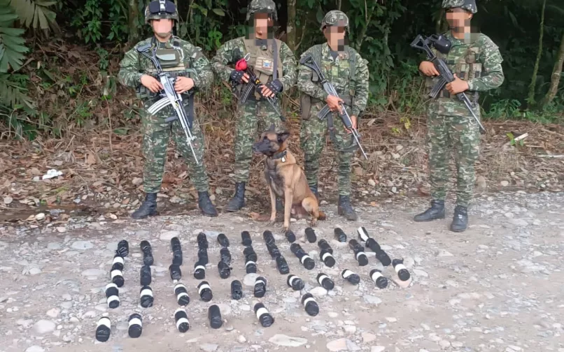 Destruyen depósito ilegal de explosivos en Putumayo