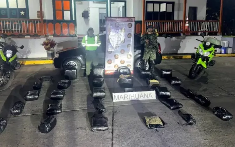 91 kilos de marihuana