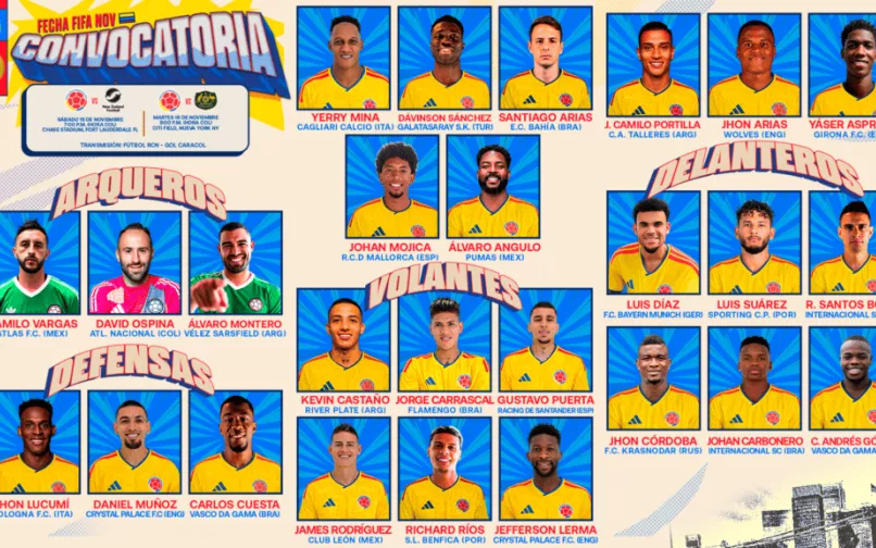 Convocatoria de la Selección Colombia de Mayores