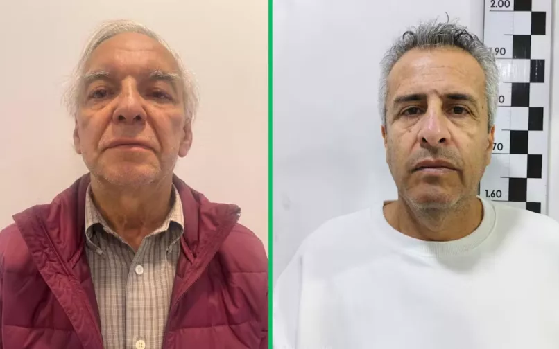 exministros de Hacienda, Ricardo Bonilla González; y del Interior, Luis Fernando Velasco,