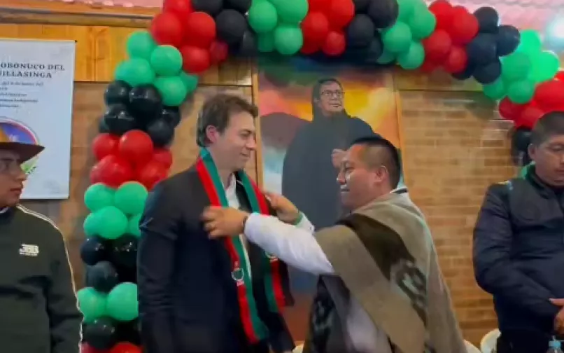 Daniel Quintero junto a las Autoridades Indígenas de Colombia