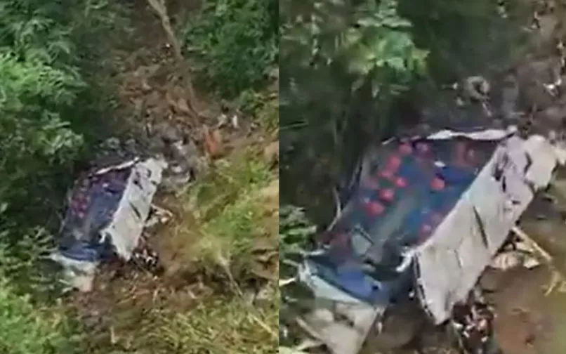 accidente bus con estudiantes