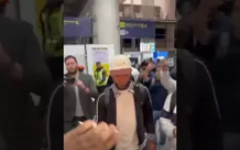 Miguel Borja en México para firmar con Cruz Azul