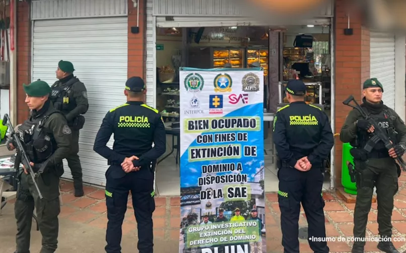 Bienes de grupo delincuencial Rastrojos Nueva Generación