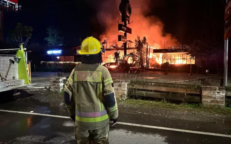incendio restaurante brasas rionegro