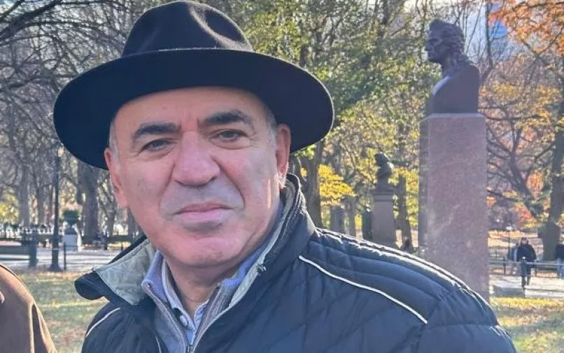 Garry Kaspárov, excampeón mundial de ajedrez