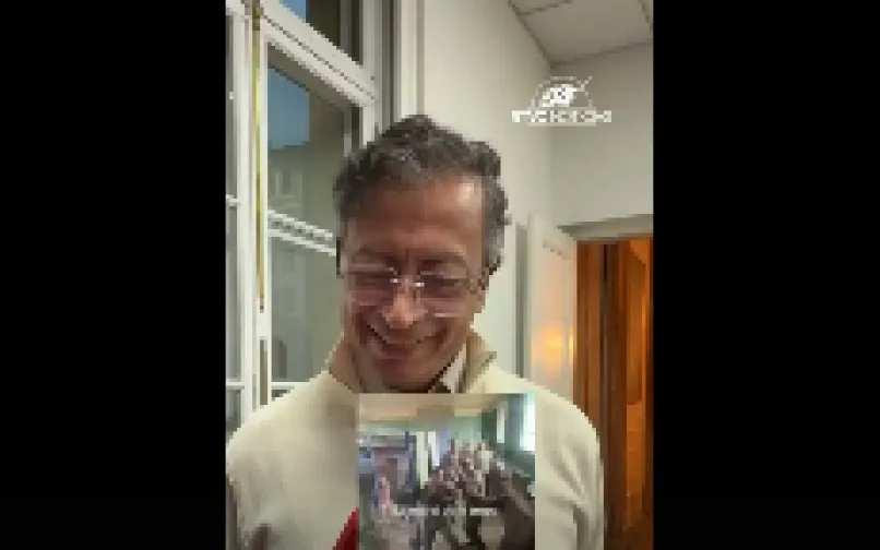 Presidente Gustavo Petro pantallazo