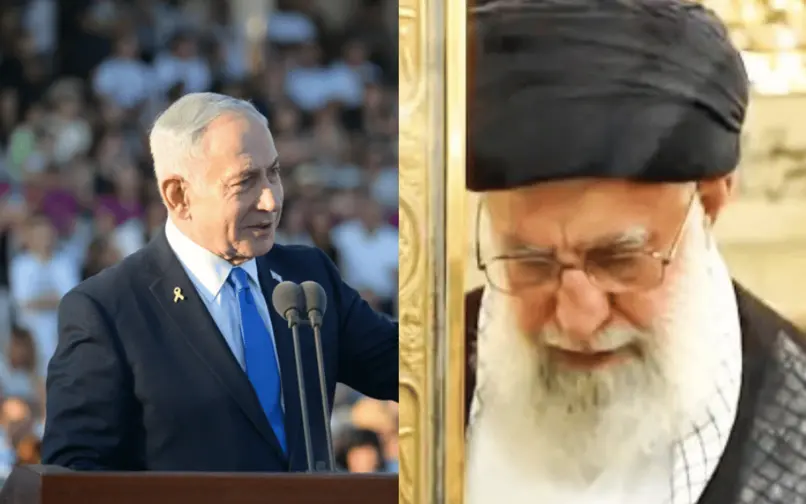netanyahu y lider iran