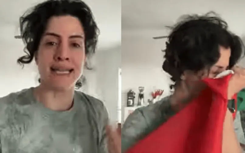 Mujer Iraní se expresa ante la caída del régimen.