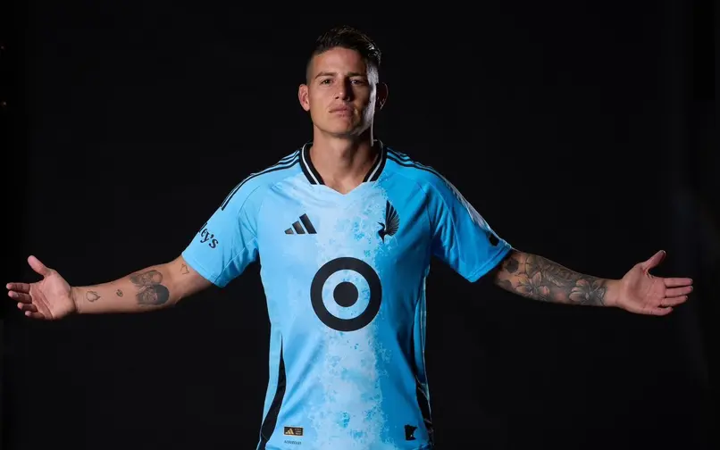 James Rodríguez con el Minnesota United FC