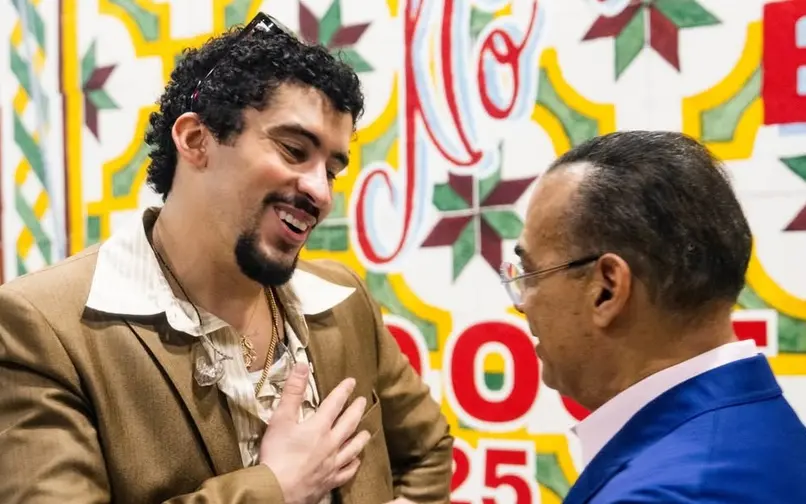 Bad Bunny y Gilberto Santa Rosa