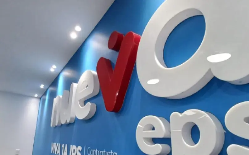 Nueva EPS letrero