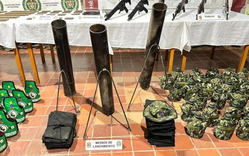 Munición y dotación del Clan del Golfo incautada por las autoridades