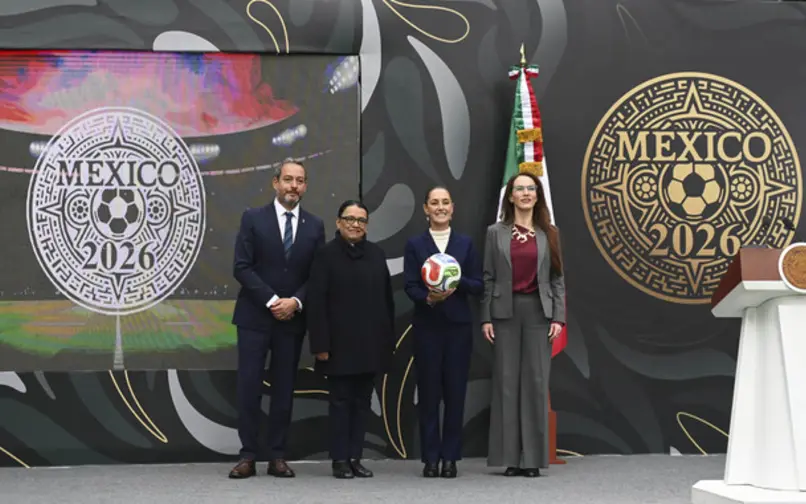 Presidenta Claudia Sheinbaum Pardo presenta la Copa Mundial FIFA 2026