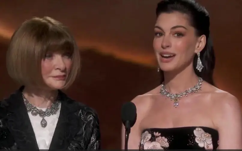 Anna Wintour y Anne Hathaway 