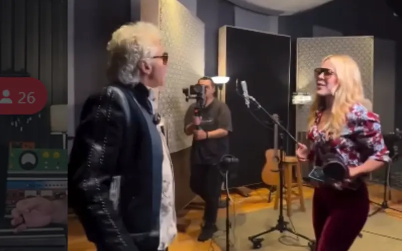 Galy Galeano y Natalia París