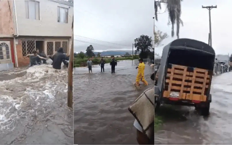 Estragos por lluvias en Cundinamarca