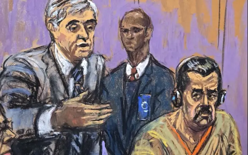 Nicolás Maduro en audiencia ante el Tribunal de Nueva York