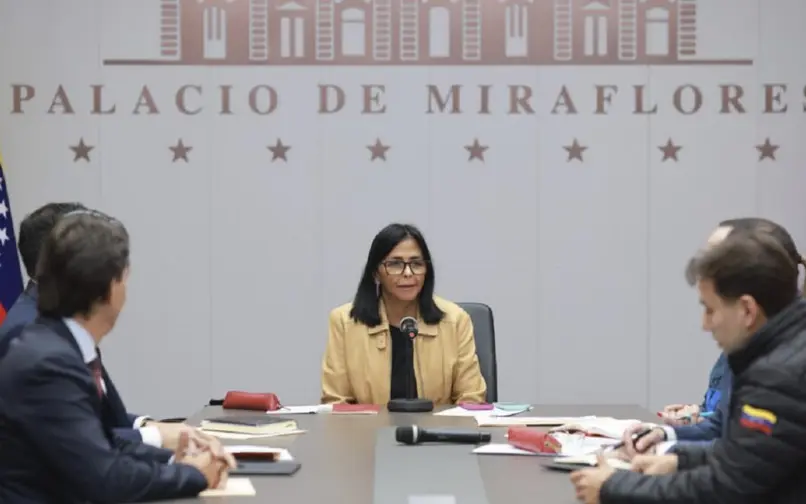 Delcy Rodríguez, presidenta encargada de Venezuela