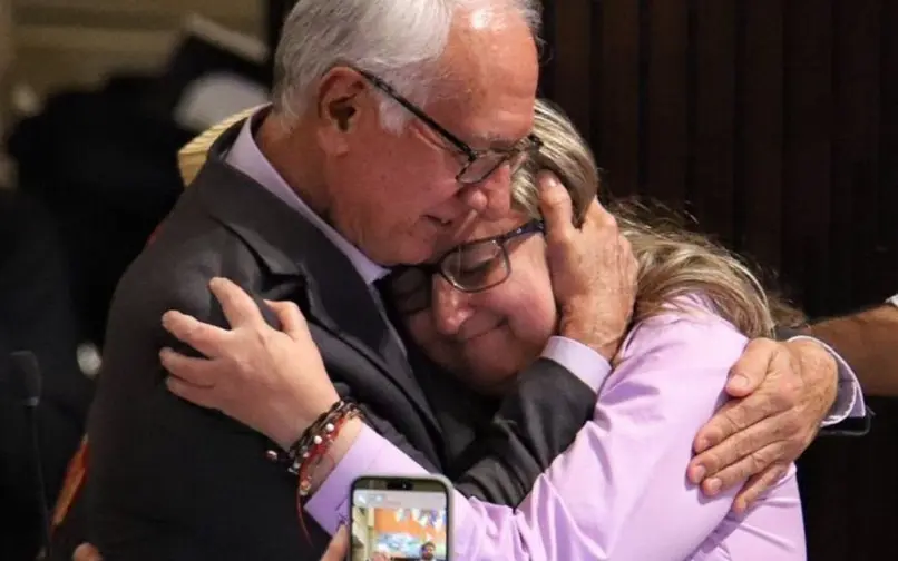 Ministro Guillermo Jaramillo y Maria Eugenia Lopera