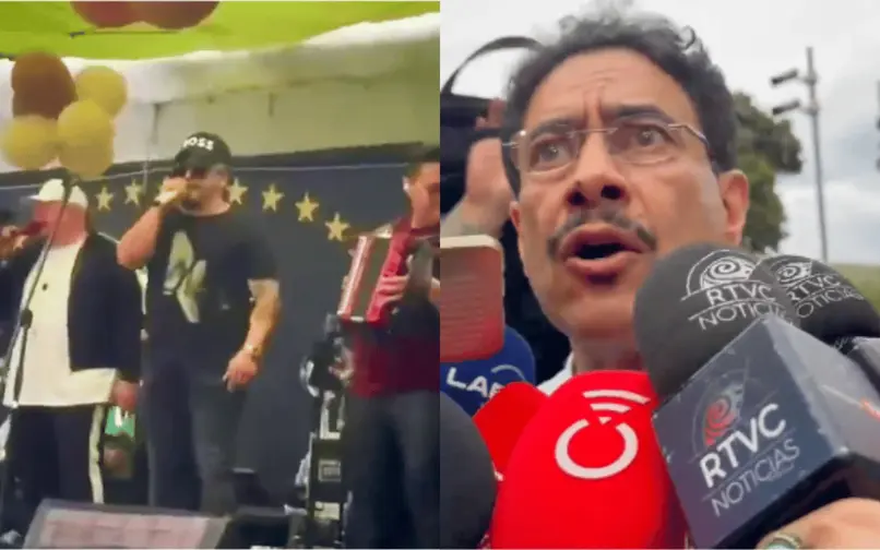 Nelson Velásquez en la Cárcel La Paz de Itaguí e Iván Cepeda, candidato presidencial